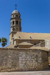 Fototapeta na wymiar Historic cathedral in the center of Baeza, Spain