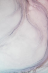 Alcohol ink sea texture. Contemporary art. Abstract art background. Multicolored bright texture. Fragment of artwork. Modern art. Inspired by the sky, as well as steam and smoke. Trendy wallpaper.