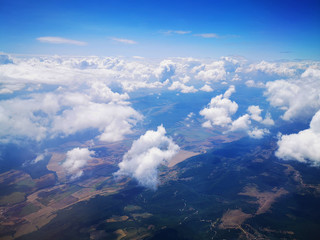 Bulgaria from the airplane