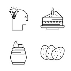 Simple Set of Universal Related Color Icons