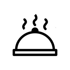Food Cover icon, Rice cover, Cooking line icon