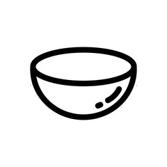 bowl icon, Cooking line icon