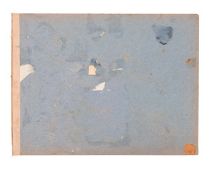 Retro torn and stained notebook cover texture