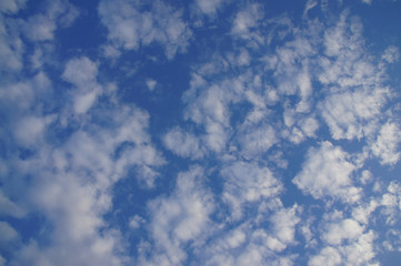 Blue sky and white clouds