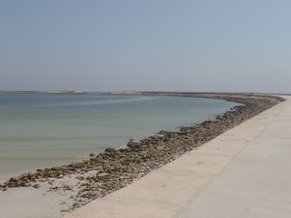 Fototapeta na wymiar The beautiful coastline of Salalah, Oman