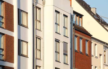 Fototapeta na wymiar Moderne Wohngebäude, Bremen, Deutschland, Europa