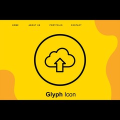 Upload Cloud Icon For Your Project
