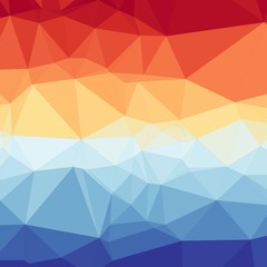 Abstract Delaunay Voronoi trianglify Generative Art background illustration