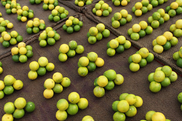 Lemons on sale on street