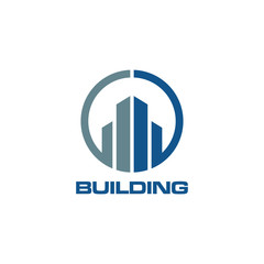 Building Construction Real Estate Logo Template Vector Icon