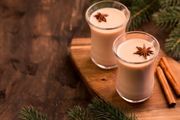 Indian black tea. Tea Masala. Tea spiced with milk. Spicy warming tea with milk