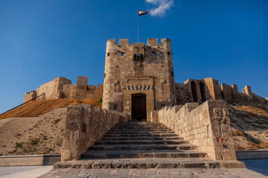 (Citadel of Aleppo) Aleppo Castle in Syria