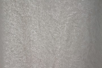 Obraz premium white towel closeup and its texture