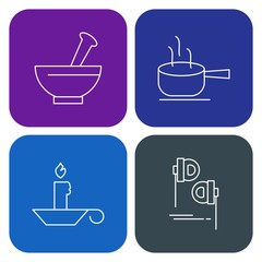  4 Simple Universal Related Color Icons