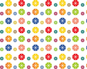 ドット　パターン　背景　丸　円　シームレス