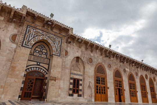  Umayyad mosque in the historical center of Aleppo (Halab) Syria