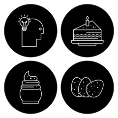 Simple Set of Universal Related Color Icons