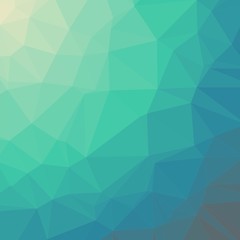 Obraz premium Abstract Delaunay Voronoi trianglify Generative Art background illustration