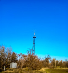 tower with antennas