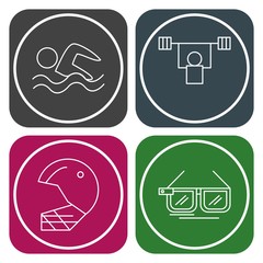 Set of 4 Quality icon
