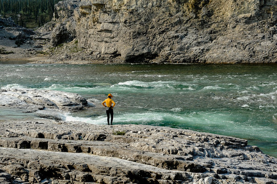 Kanutour auf dem Horten River, Nord West Territories, Kanada- Der Horten River ist einer der entlegensten Fl&uuml;sse der Erde und 400 km von der n&auml;chsten Ansiedlung entfernt