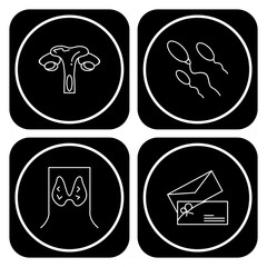 Simple Set of Universal Related Color Icons