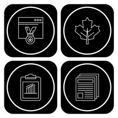 Set of Universal Pixel Perfect Icons