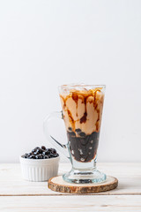 Taiwan milk tea with bubble