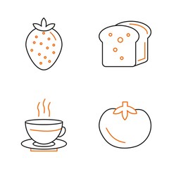 4 Simple Universal Related Color Icons