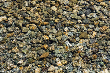 Pebbles in the water