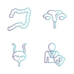 Set of 4 Quality icon