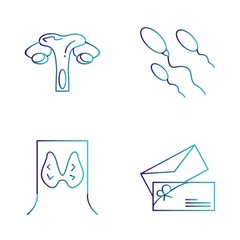 Simple Set of Universal Related Color Icons