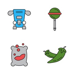 Set of 4 Universal Pixel Perfect Icons