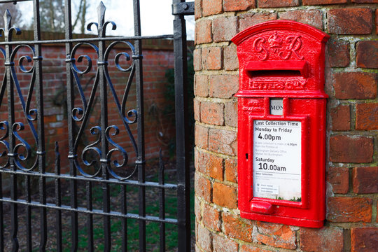Old British post box