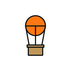 vector icon with balloon shape