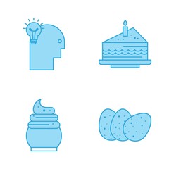 Simple Set of Universal Related Color Icons