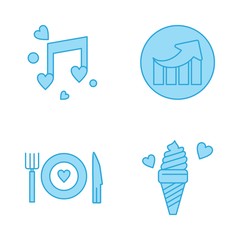 Set of 4 Universal Pixel Perfect Icons