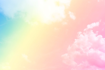 Soft Cloud sky subtle background pastel gradient color for sky cloud nature abstract background .