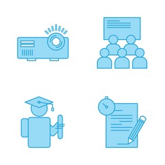 4 User interface Icon set for web and mobile applications