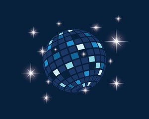 disco ball icon vector illustration design