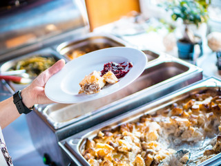 food buffet cartering
