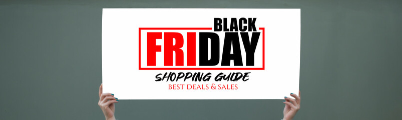 Fototapeta na wymiar black friday shopping banner.special day mockup.logo and free space for text.Isolated background
