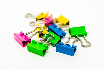 paper clip isolated on white background