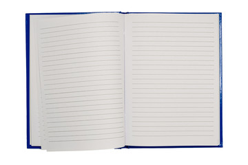 Office Notepad on white background