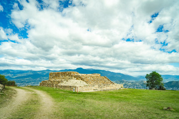 Zapotec Ruin "Atzompa" in Oaxaca, Mexico