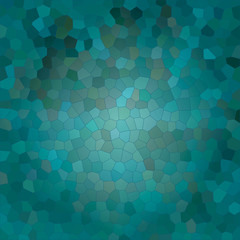 Abstract mosaic green landscape