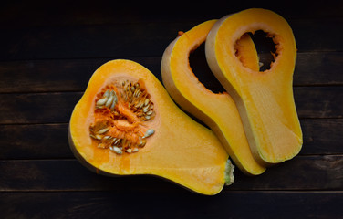 pumpkin pear-shaped Spanish guitar in the context of seeds