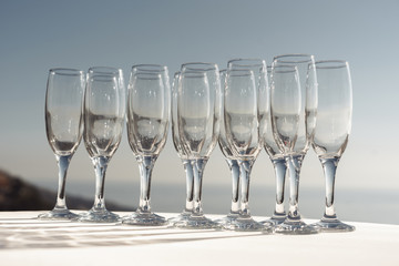  Champagne glasses