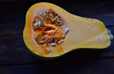 pumpkin pear-shaped Spanish guitar in the context of seeds