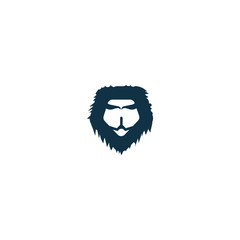 Creative Lion Head Design Logo Concept